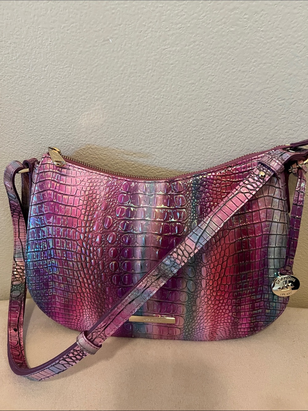 Brahmin Shayna Magical Ombre crossbody bag